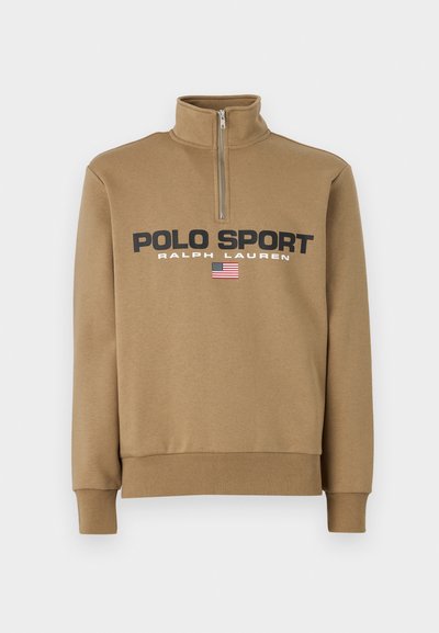 Polo Ralph Lauren POLO SPORT FLEECE SWEATSHIRT  - Pusa - desert khaki/black