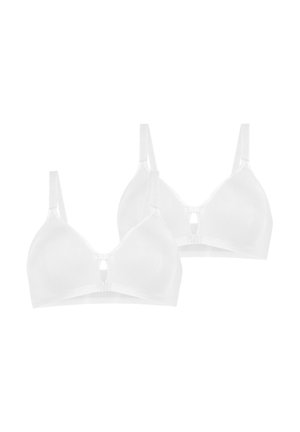 2-PACK TRIACTION FITNESS - Triangel-bh - white