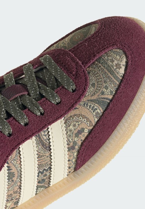 adidas SAMBA OG W - Zapatillas - maroon/warm vanilla/olive strata — foto 7