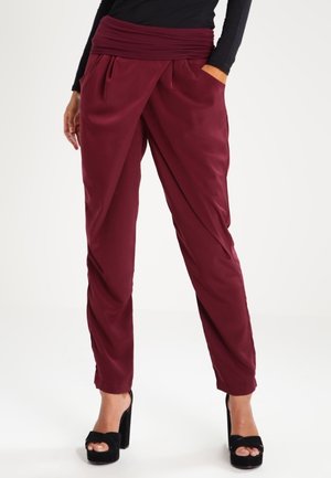Stoffhose - bordeaux