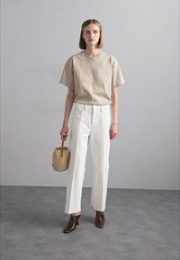 Filippa K OVERSIZED TEE - T-shirt basic - taupe