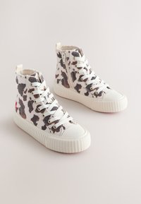 Non selezionato, white/brown cow printed