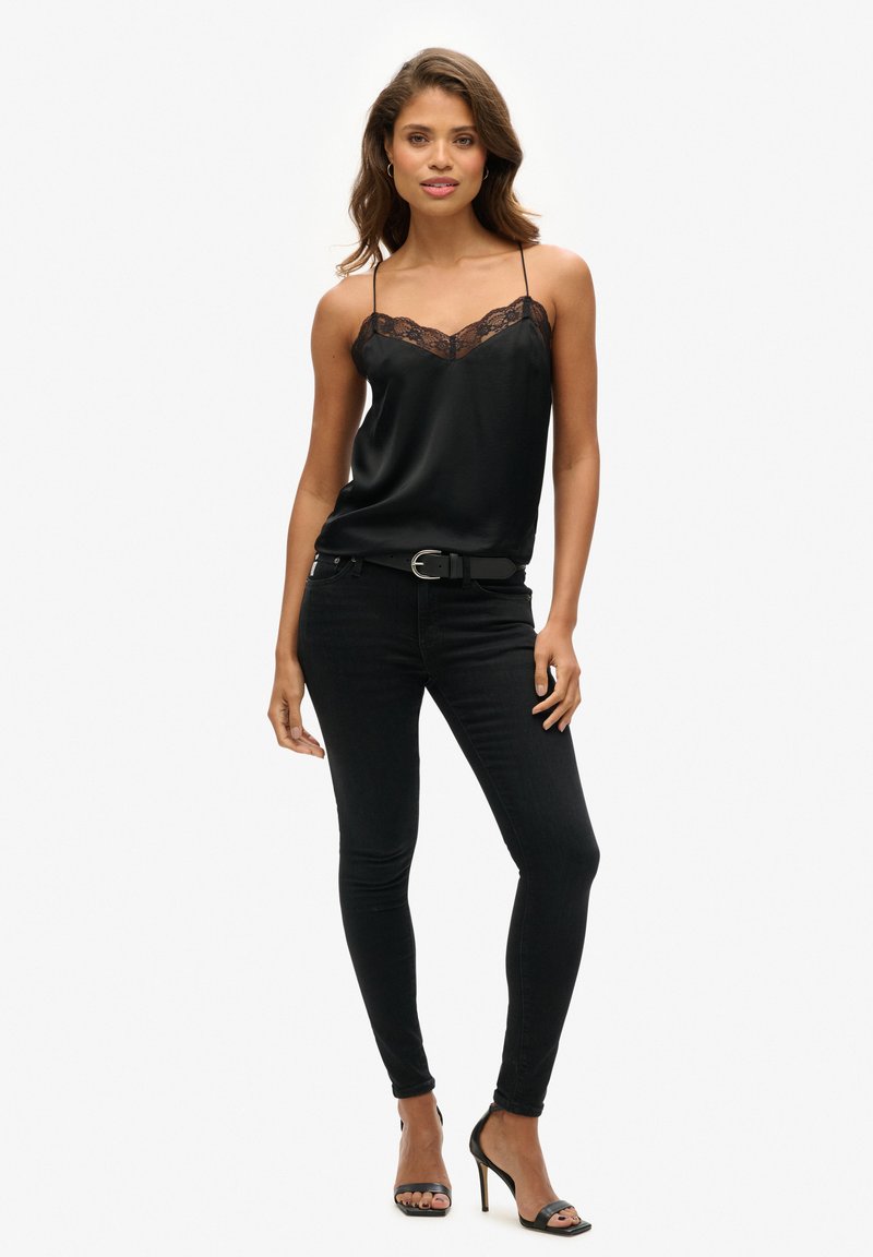 Superdry & Co Top zwart Superdry & Co Top zwart