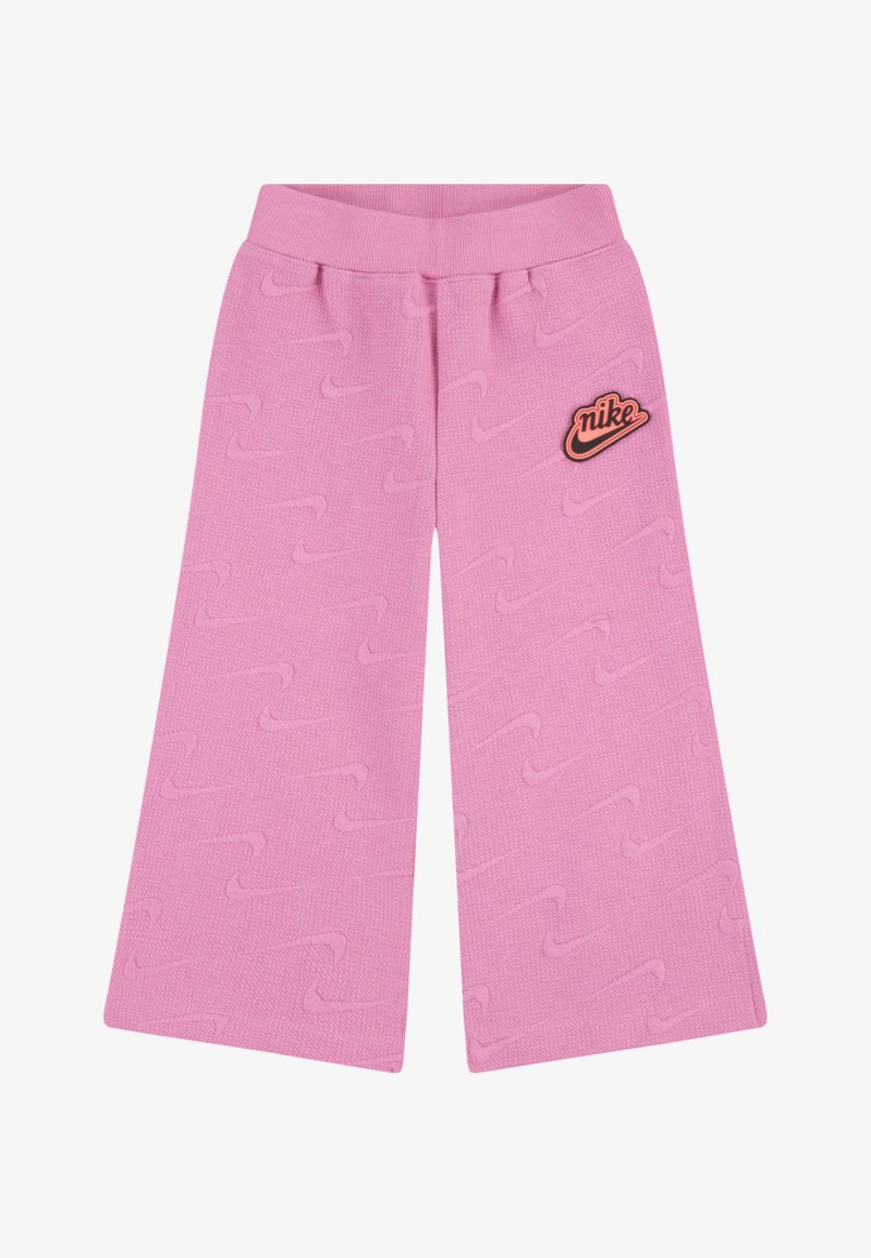 Nike Sportswear NEW IMPRESSIONS WIDE LEG - Spodnji deli trenirk - magic flamingo
