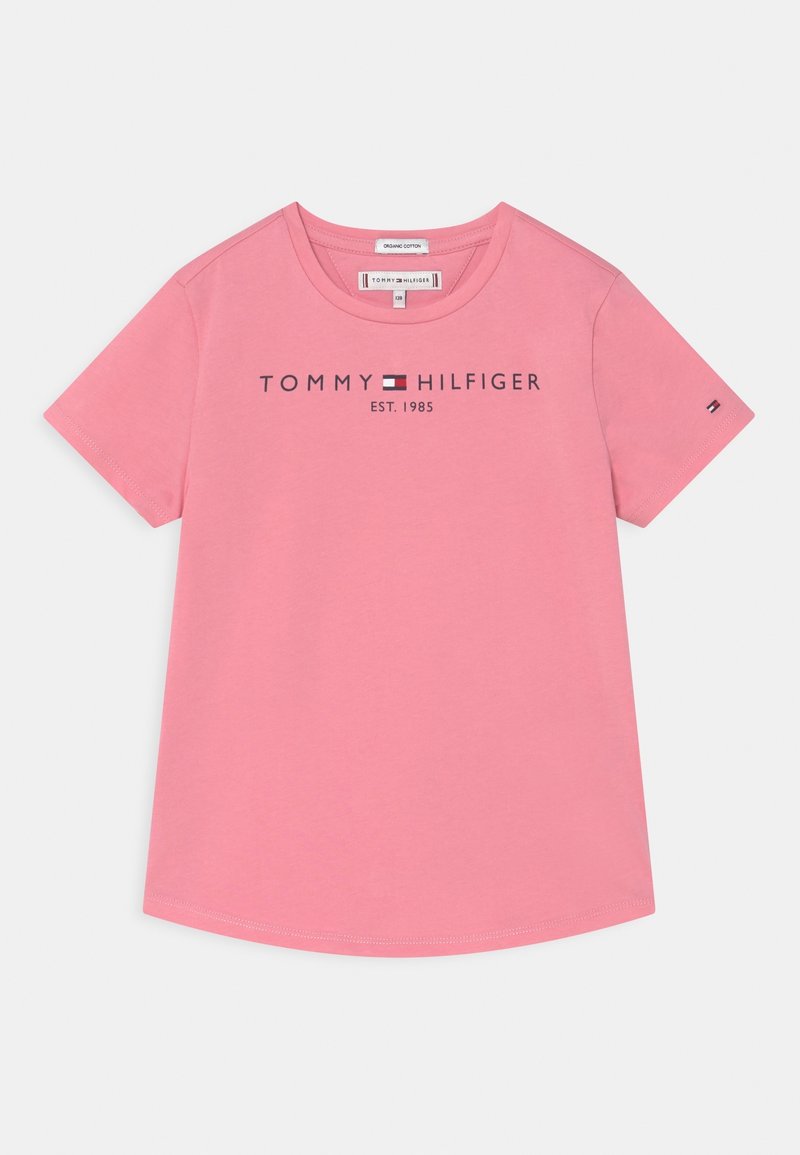 Tommy Hilfiger ESSENTIAL TEE - Printtipaita - fresh pink
