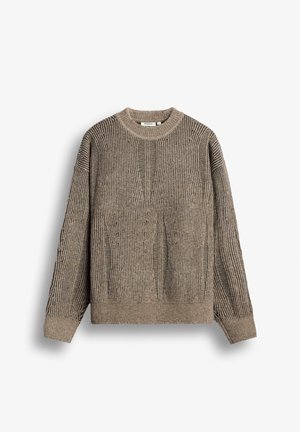 Burocs, STRUCTURED SWEATER UNISEX - Пуловер - brown