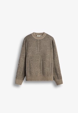Burocs, STRUCTURED SWEATER UNISEX - Пуловер - brown