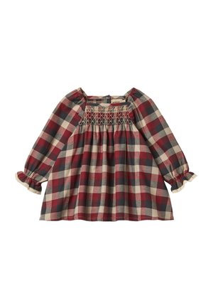 BELLA - Kjole - red blue check