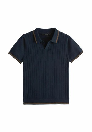 Next SHORT SLEEVE TROPHY NECK -REGULAR FIT - Kofta - navy