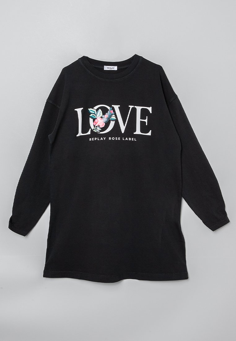 Replay Jerseyjurk zwart