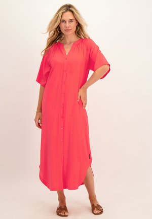 JE M'APPELLE, JE M'APPELLE - DAMES -    JURK - - Blousejurk - rood