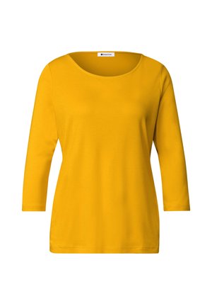 Street One, 3/4-SLEEVE SHIRT WITH BOAT NECK - T-shirt à manches longues - saffron yellow
