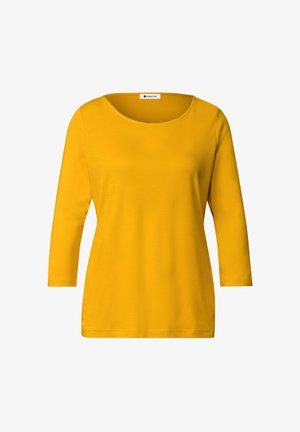 Street One, 3/4-SLEEVE SHIRT WITH BOAT NECK - T-shirt à manches longues - saffron yellow