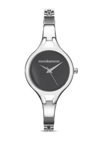 Roccobarocco RB BANGLE SET - 28 MM - Käekell - silver coloured/black