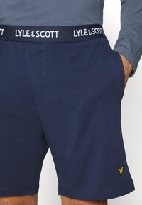 Lyle & Scott HUGO - Pijamas - china blue/peacoat