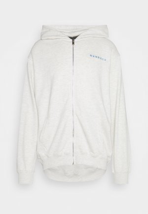 MENNACE ESSENTIAL HOODIE UNISEX - Bluza rozpinana - light grey