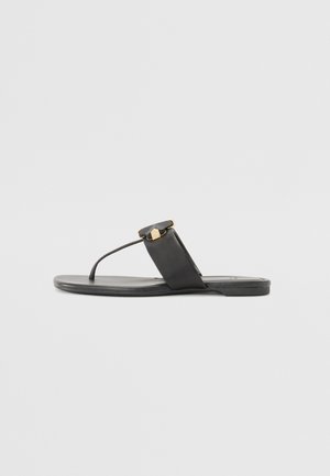 SPADE FLOWER THONG SANDAL - T-bar sandals - black