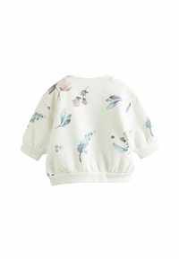 Next SET - Mikina - white teal floral