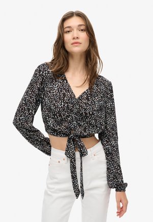 Superdry & Co VINTAGE FRONT - Blouse - rain mono