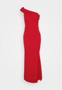 INDIE OFF THE SHOULDER MAXI - Trikoomekko - cherry red