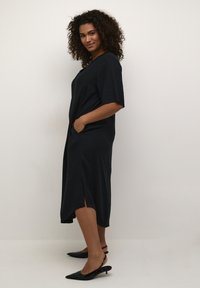 Kaffe Curve KCMILLE - Day dress - black deep