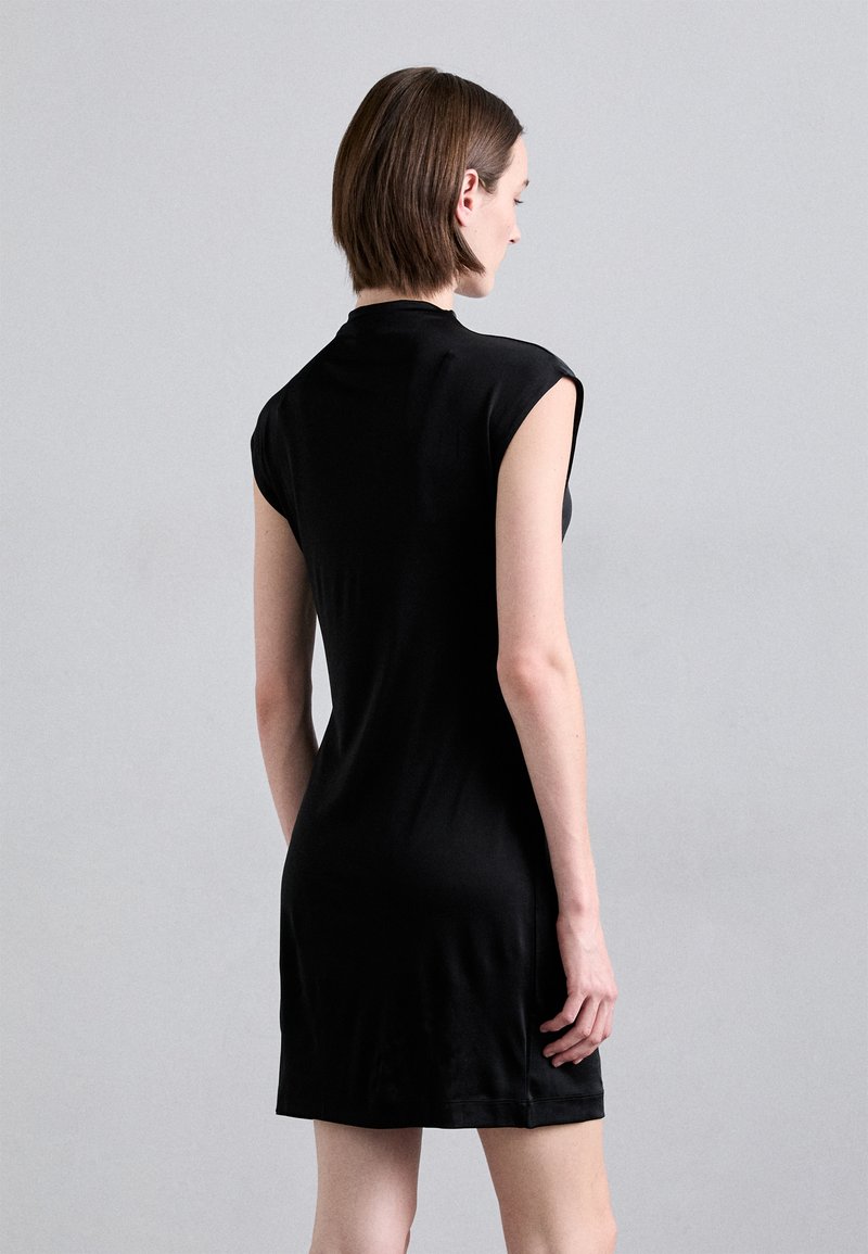 Filippa K CAP SLEEVE DRESS - Jersey dress - black - Zalando.co.uk