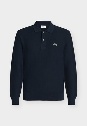 Lacoste, Top s dlhým rukávom - navy blue