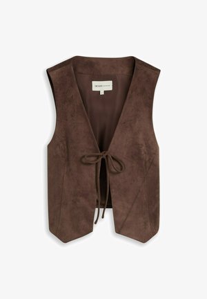 TOM TAILOR DENIM, Chaleco - cool dark brown