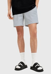 AllSaints WARDEN - Shorts da mare - white grey