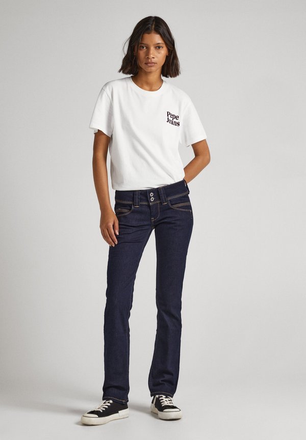 VENUS - Straight leg jeans - rinsed denim2