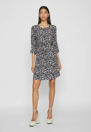VILA dam kjol VIALLY - Mazarine Blue AOP