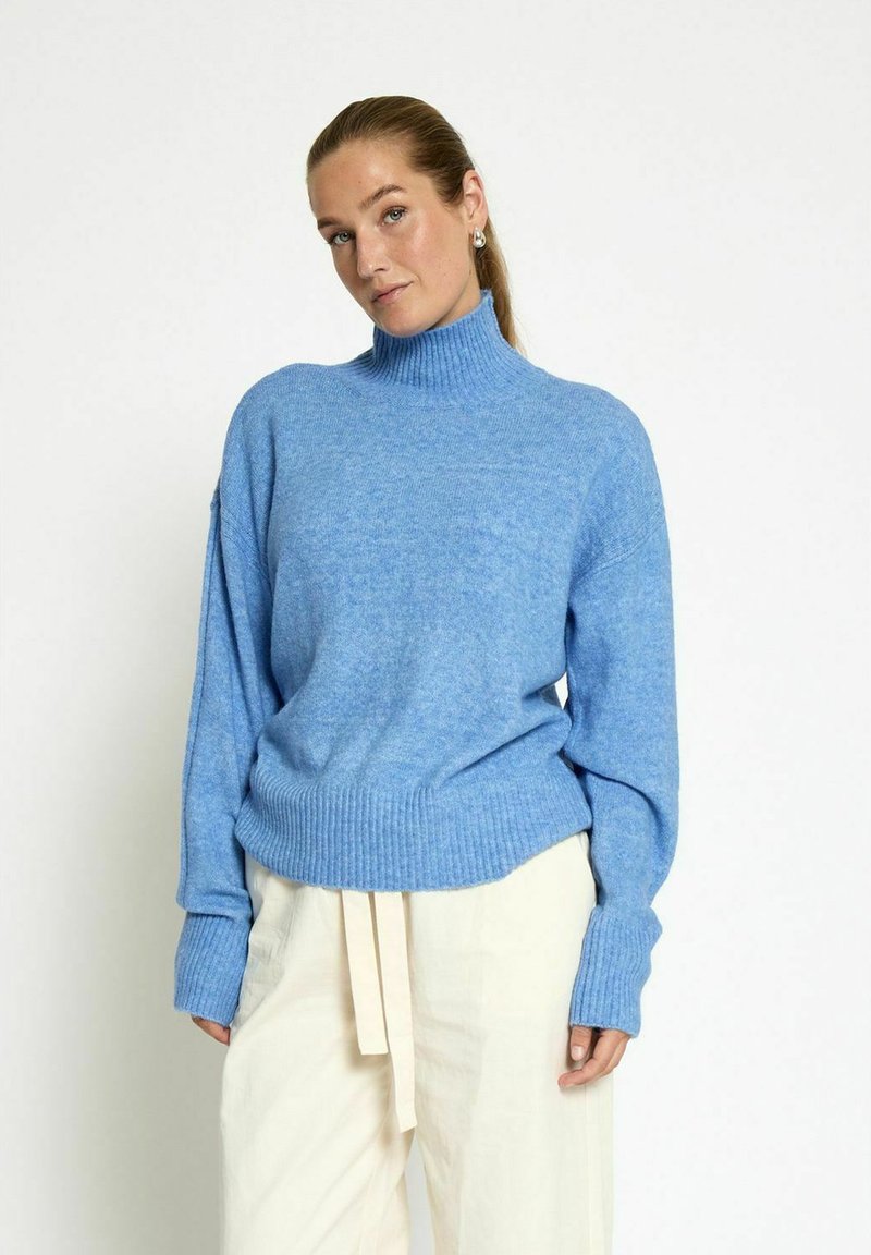 Desires NECK - Džemperis - m azure blue melange
