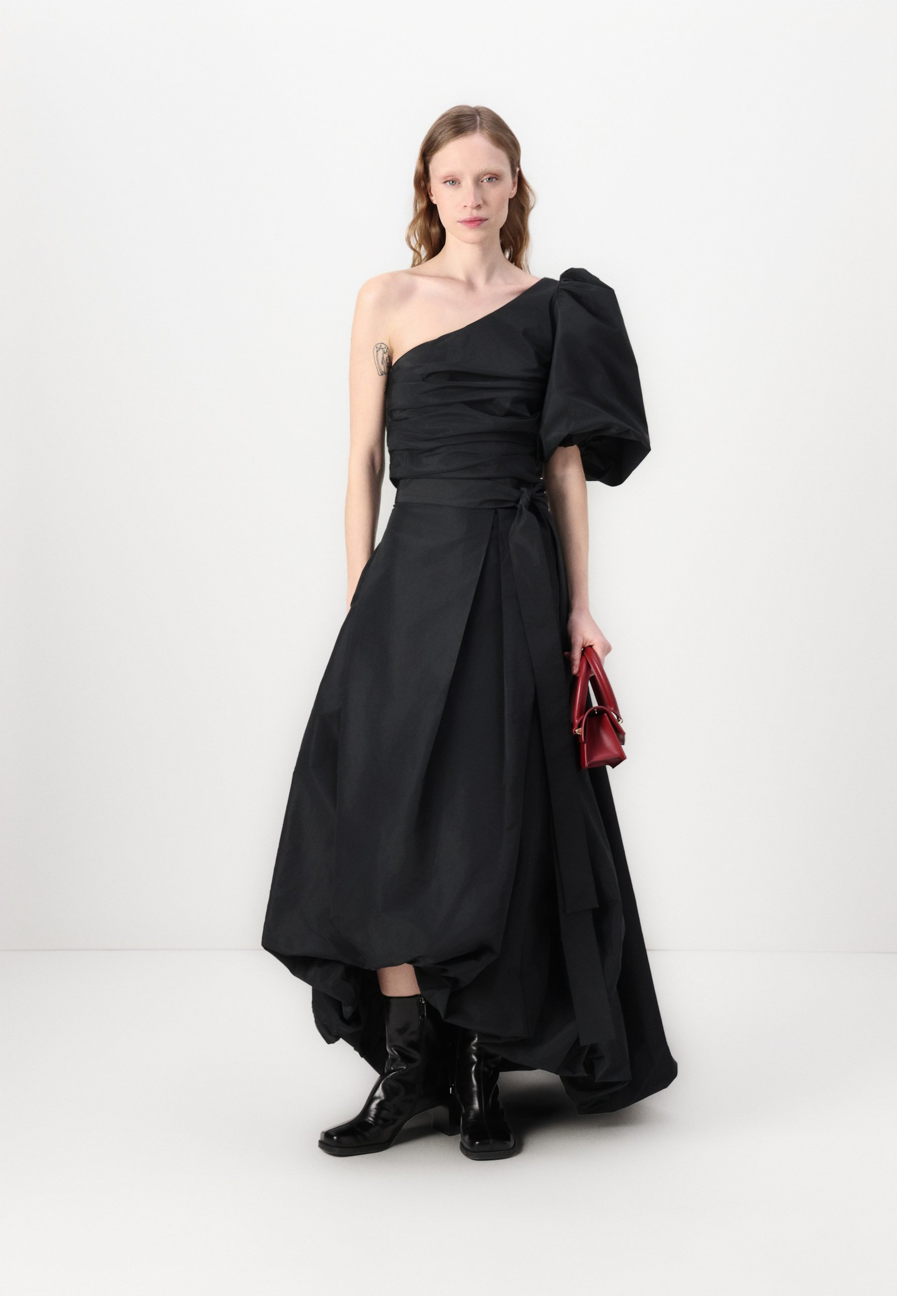Pinko BARBAGIANNI GONNA - Maxi skirt - black - Zalando.co.uk