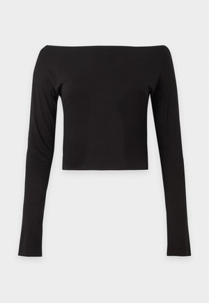 ONLY, ONLVANJA OFF SHOULDER - Μπλούζα με μακριά μανίκια - black