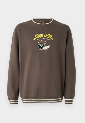 Santa Cruz WINKOWSKI SURF FRONT CREW UNISEX - Sweatshirt - washed black