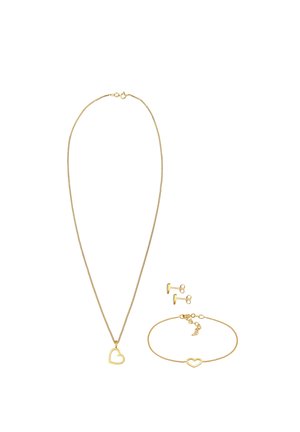 JEWELRY SET HEART - Earrings - gold-coloured