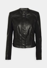 NEW FIAMMETTA JACKET - Jachetă din imitație de piele - jet black