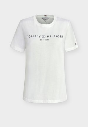 Tommy Hilfiger, REG CORP LOGO - T-shirt imprimé - white