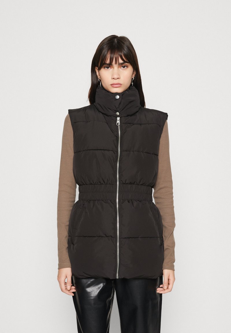 JDY Vest - black/cloud dancer