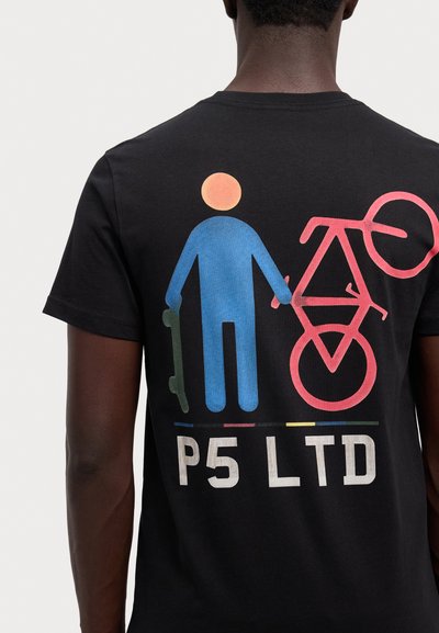 PS Paul Smith BIKE - T-shirt med print - black