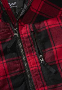 Brandit LUMBER - Strukirani kaput - red/black
