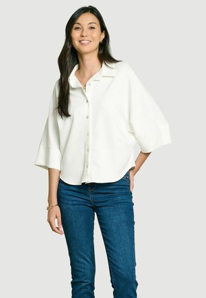 LolaLiza, RELAXED BUTTON POLO RELAXED BUTTON POLO - Nööpidega pluus - offwhite
