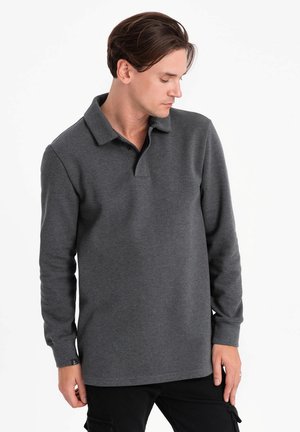 Polo - dark grey melange