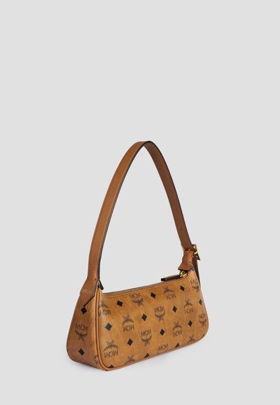 MCM AREN - Borsa a mano - cognac
