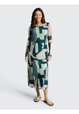 Freizeitkleid - abstract stripe print