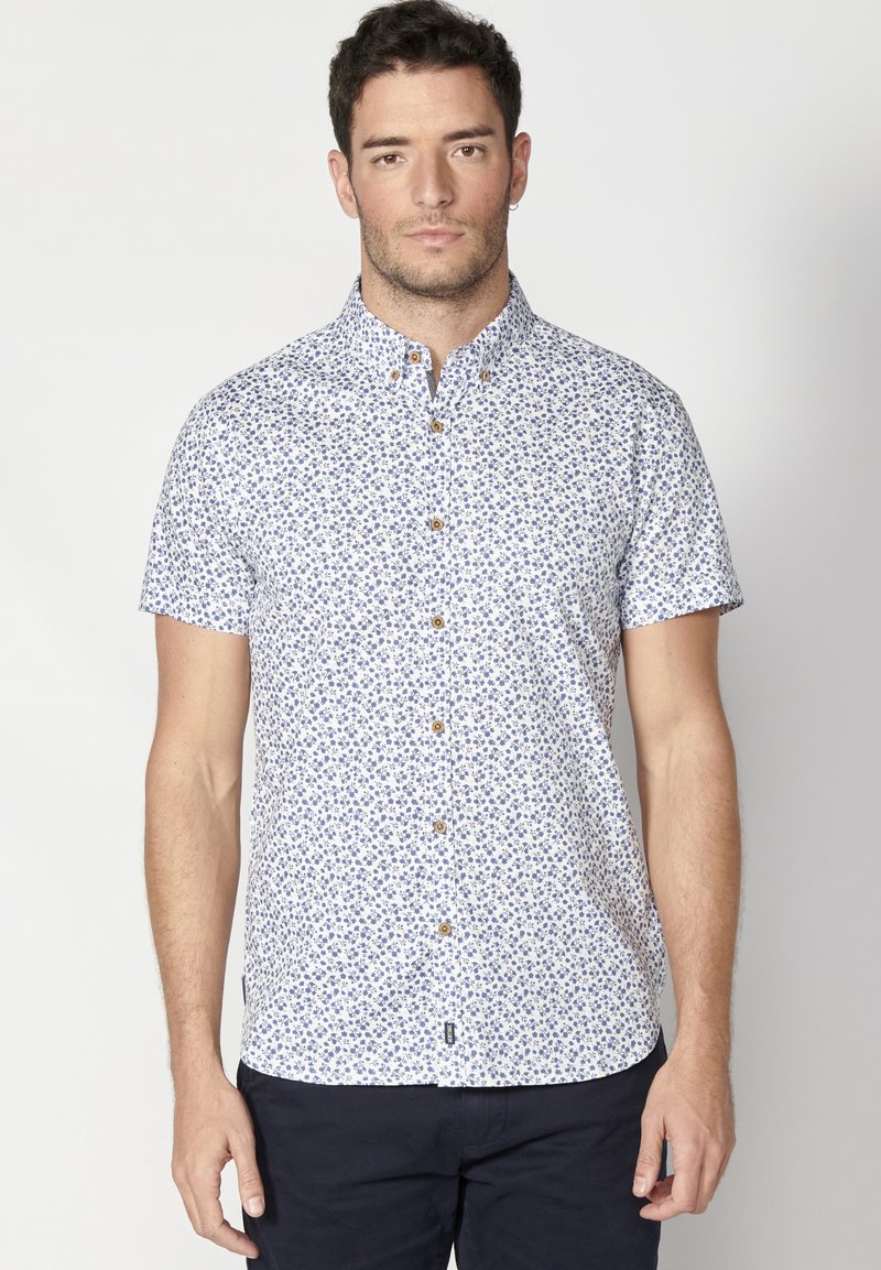 Koroshi SHORT SLEEVE  - Krekls - azul claro light blue