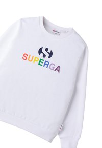 Superga ROUND NECK - Felpa - bianco