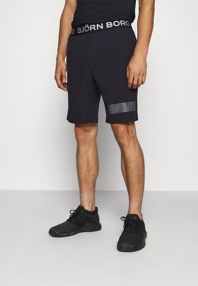 MEDAL SHORTS - Träningsshorts - black/silver