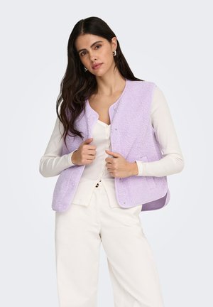 SIMINA - OTW YFM - Waistcoat - pastel lilac