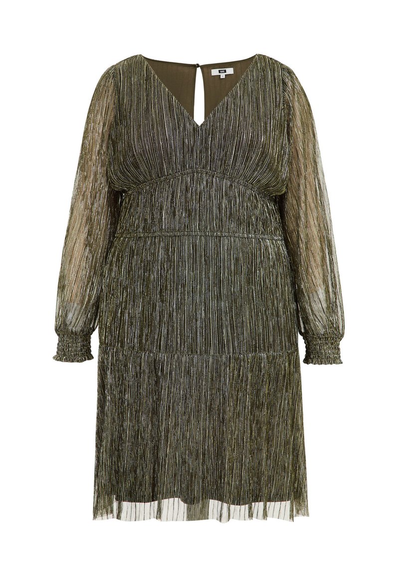 WE Fashion Jerseyjurk goudkleurig WE Fashion Jerseyjurk goudkleurig